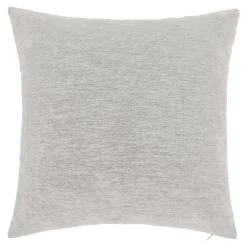 GoodHome Housse de coussin chenille Isti beige l.45 x H.45cm* Housse De Coussin|Housse De Coussin