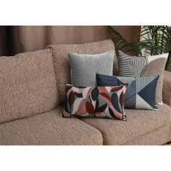 GoodHome Housse de coussin chenille Isti beige l.45 x H.45cm* Housse De Coussin|Housse De Coussin