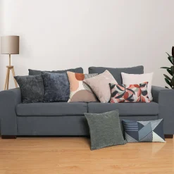 GoodHome Housse de coussin chenille Isti beige l.45 x H.45cm* Housse De Coussin|Housse De Coussin