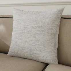 GoodHome Housse de coussin chenille Isti beige l.45 x H.45cm* Housse De Coussin|Housse De Coussin