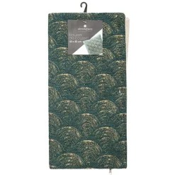 Sale Atmosphera Créateur D'Intérieur Housse de coussin coton et chenille - vert foncé - 40x40 cm - Atmosphera