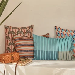 Atmosphera Créateur D'Intérieur Housse de coussin d'extérieur Eryn vert 30x50cm - Atmosphera* Housse De Coussin|Housse De Coussin