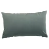 GoodHome Housse de coussin effet velours Valgreta vert clair l.50 x H.30cm* Housse De Coussin|Housse De Coussin