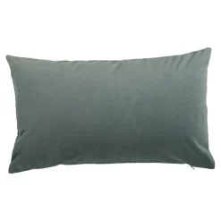 GoodHome Housse de coussin effet velours Valgreta vert clair l.50 x H.30cm* Housse De Coussin|Housse De Coussin