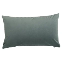 GoodHome Housse de coussin effet velours Valgreta vert clair l.50 x H.30cm* Housse De Coussin|Housse De Coussin