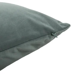 GoodHome Housse de coussin effet velours Valgreta vert clair l.50 x H.30cm* Housse De Coussin|Housse De Coussin