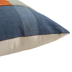 Sale GoodHome Housse de coussin en coton Deoli imprimé géométrique multicouleurs l.45 x H.45cm