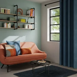 Sale GoodHome Housse de coussin en coton Deoli imprimé géométrique multicouleurs l.45 x H.45cm