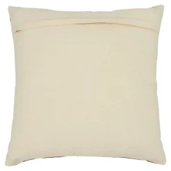 GoodHome Housse de coussin en coton Manado imprimé géométrique terracotta et blanc l.45 x H.45cm* Housse De Coussin|Housse De Coussin