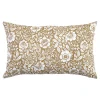 GoodHome Housse de coussin en coton Alsina fleuri beige l.50 x H.30cm* Housse De Coussin|Housse De Coussin