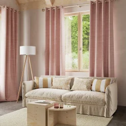 GoodHome Housse de coussin en coton Alsina fleuri beige l.50 x H.30cm* Housse De Coussin|Housse De Coussin