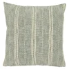 GoodHome Housse de coussin en coton Deesa jacquard vert kaki clair l.45 x H.45cm* Housse De Coussin|Housse De Coussin