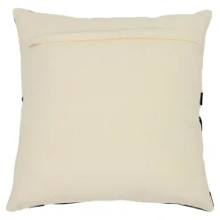 GoodHome Housse de coussin en coton Manado imprimé géométrique noir et blanc l.45 x H.45cm* Housse De Coussin|Housse De Coussin