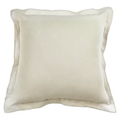 Best GoodHome Housse de coussin en lin Ambala beige lin l.45 x H.45cm