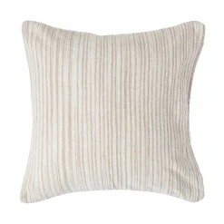 Homescapes Housse de coussin en tissu chenille beige, 60 x 60 cm -* Housse De Coussin|Housse De Coussin