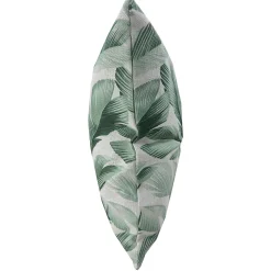 Deko & Co Housse de coussin feuillage vert et blanc L.45 x l.45cm* Housse De Coussin|Housse De Coussin