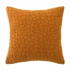 Ornami Housse de coussin jacquard imprimé ethnique jaune ocre L.45 x l.45cm* Housse De Coussin|Housse De Coussin