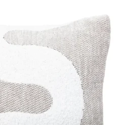 Discount Atmosphera Créateur D'Intérieur Housse de coussin Jeni chenille beige lin 50x30cm - Atmosphera
