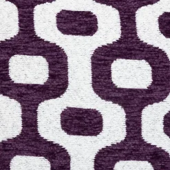 Atmosphera Créateur D'Intérieur Housse de coussin Jeni chenille violet 40x40cm - Atmosphera* Housse De Coussin|Housse De Coussin