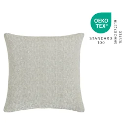 Clearance GoodHome Housse de coussin Jind beige l.45 x H.45cm