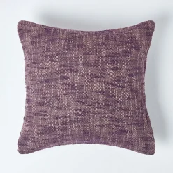New Homescapes Housse de coussin mauve nirvana 60 x 60 cm -