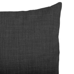 GoodHome Housse de coussin Novan gris anthracite l.60 x H.40cm* Housse De Coussin|Housse De Coussin