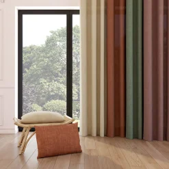 GoodHome Housse de coussin Novan terracotta l.60 x H.40cm* Housse De Coussin|Housse De Coussin