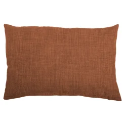 GoodHome Housse de coussin Novan terracotta l.60 x H.40cm* Housse De Coussin|Housse De Coussin