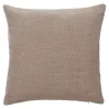 GoodHome Housse de coussin Pahea marron l.45 x H.45cm