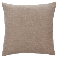 GoodHome Housse de coussin Pahea marron l.45 x H.45cm