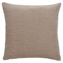 GoodHome Housse de coussin Pahea marron l.45 x H.45cm