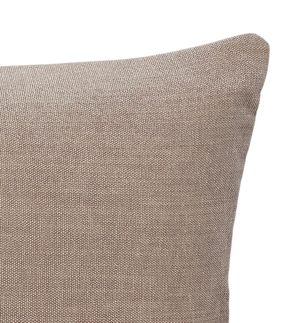 GoodHome Housse de coussin Pahea marron l.45 x H.45cm