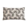 New Deko & Co Housse de coussin pissenlit noir et blanc L.50 x l.30cm