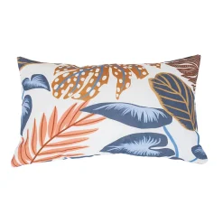 Casa Mediterranea 1967 SL Housse de coussin rectangulaire tropical rose, vert L.50 x l.30cm* Housse De Coussin|Housse De Coussin