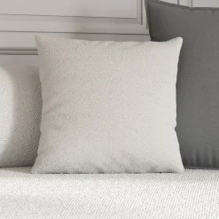 GoodHome Housse de coussin Tawau blanc l.45 x H.45cm