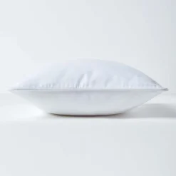 Best Homescapes Housse de coussin uni blanc cassé, 30 x 50 cm -
