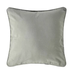 Hot Homescapes Housse de coussin uni gris, 30 x 30 cm -