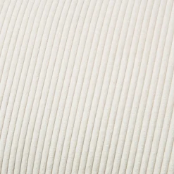 Outlet GoodHome Housse de coussin velours cotelé Akola blanc cassé l.50 x H.30cm