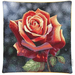 Sale Linnea Housse de coussin 45x45 cm ADRANO Rose chatoyante polycoton acrylique