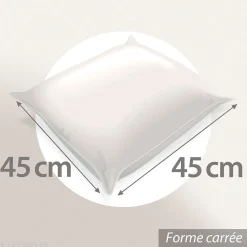 Sale Linnea Housse de coussin 45x45 cm ADRANO Rose chatoyante polycoton acrylique
