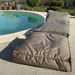 Sale Home Maison Housse de matelas bain de soleil (160x65 cm - Taupe)