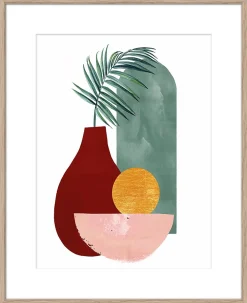 Sale Dada Art Image encadrée vases l.40 x H.50 cm multicolore