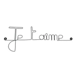 Best Bijoux De Mur Je t'aime - Sculpture fil de fer 40-50 cm -