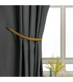 New Secodir JONQUERA - Embrasse Rideau Textile Aimantée - Sans Perçage
