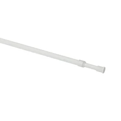 GoodHome Kit barre de rideau 50/80 Blanc mat Konera* Barre De Rideau Pour Vitrage