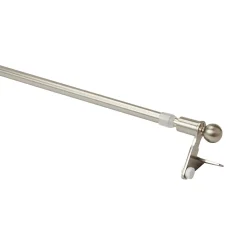 Clearance GoodHome Kit barre de rideau avec support 70/100 Nickel Konera