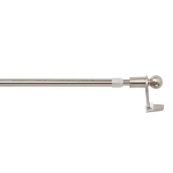 Clearance GoodHome Kit barre de rideau avec support 70/100 Nickel Konera