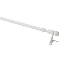 GoodHome Kit barre de rideau avec support 70/100 Blanc mat Konera