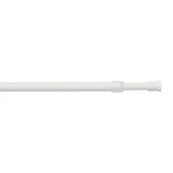 GoodHome Kit barre de rideau 30/50 Blanc mat Konera* Barre De Rideau Pour Vitrage
