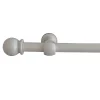 Discount GoodHome Kit de tringle à rideau 214cm, ⌀28mm blanc